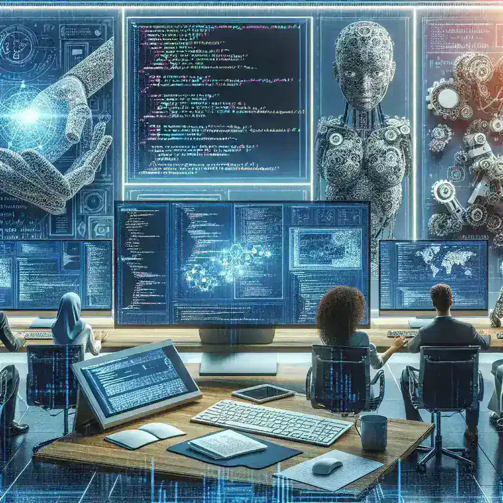 "Image showcasing essential scripting languages for modern automation, featuring code snippets of JavaScript, Python, and Bash in a tech-themed design."